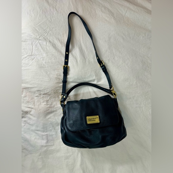 Marc by Marc Jacob’s Black Leather Pebbled Crossbody Adjustable Shoulder Bag - Picture 5 of 12